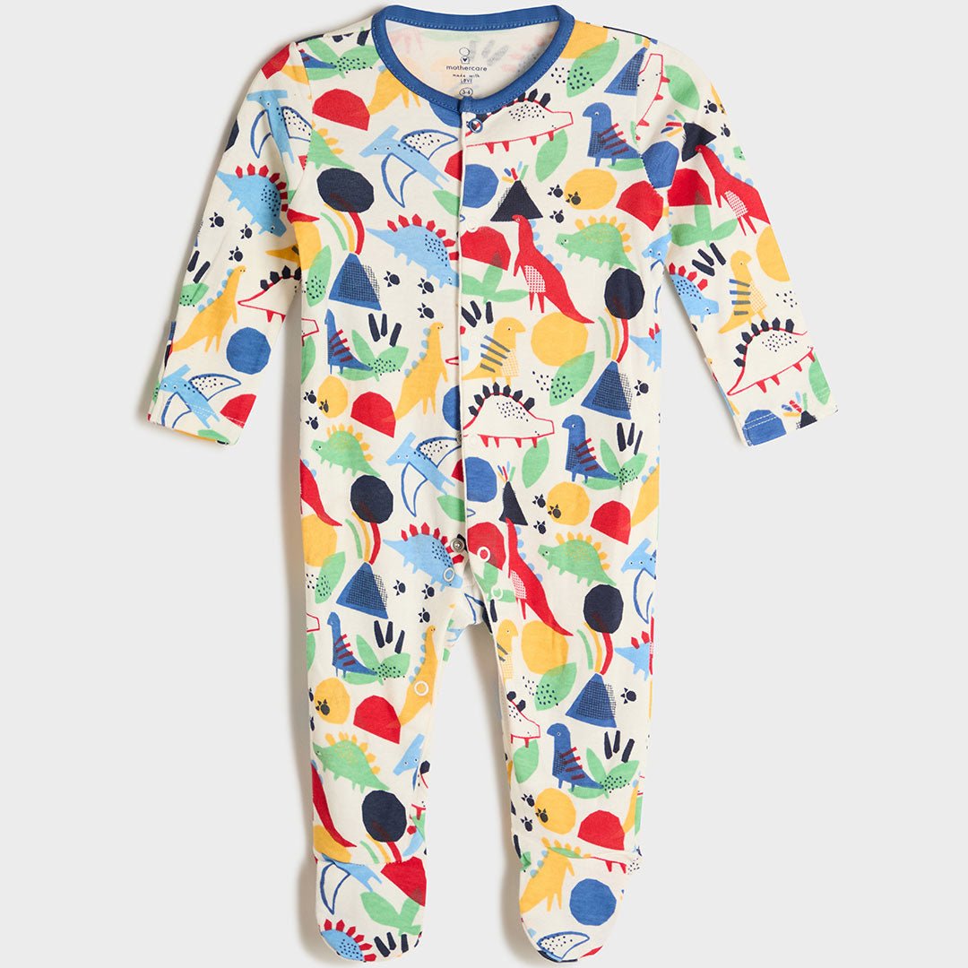Baby Sleepsuit with Dinosaur Prints from You Know Who's