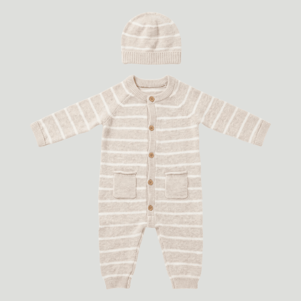 Baby Stripe Knitted All In One from You Know Who's