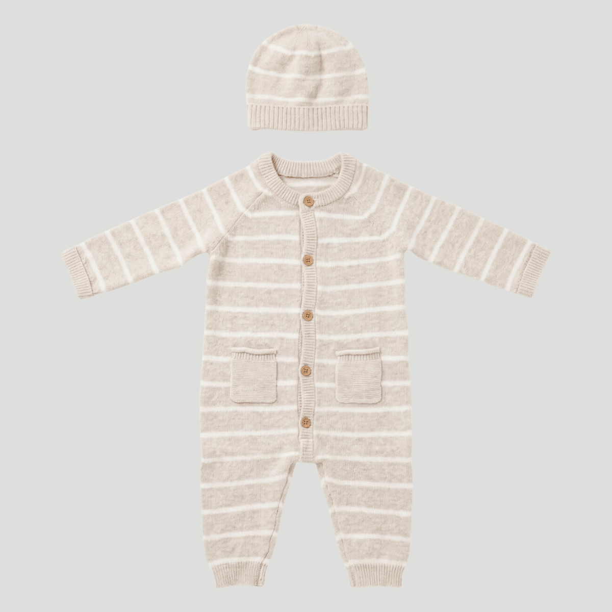 Baby Stripe Knitted All In One from You Know Who's