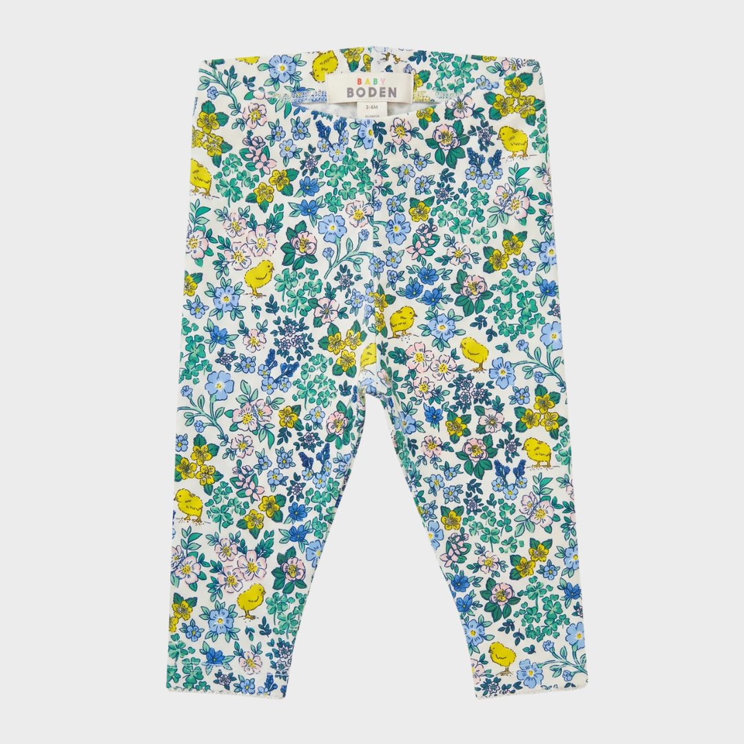 Baby Yellow Floral Boden Leggings from You Know Who's