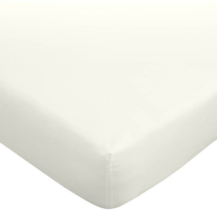 Bianca Cream Egyptian Cotton Fitted Sheet from You Know Who's