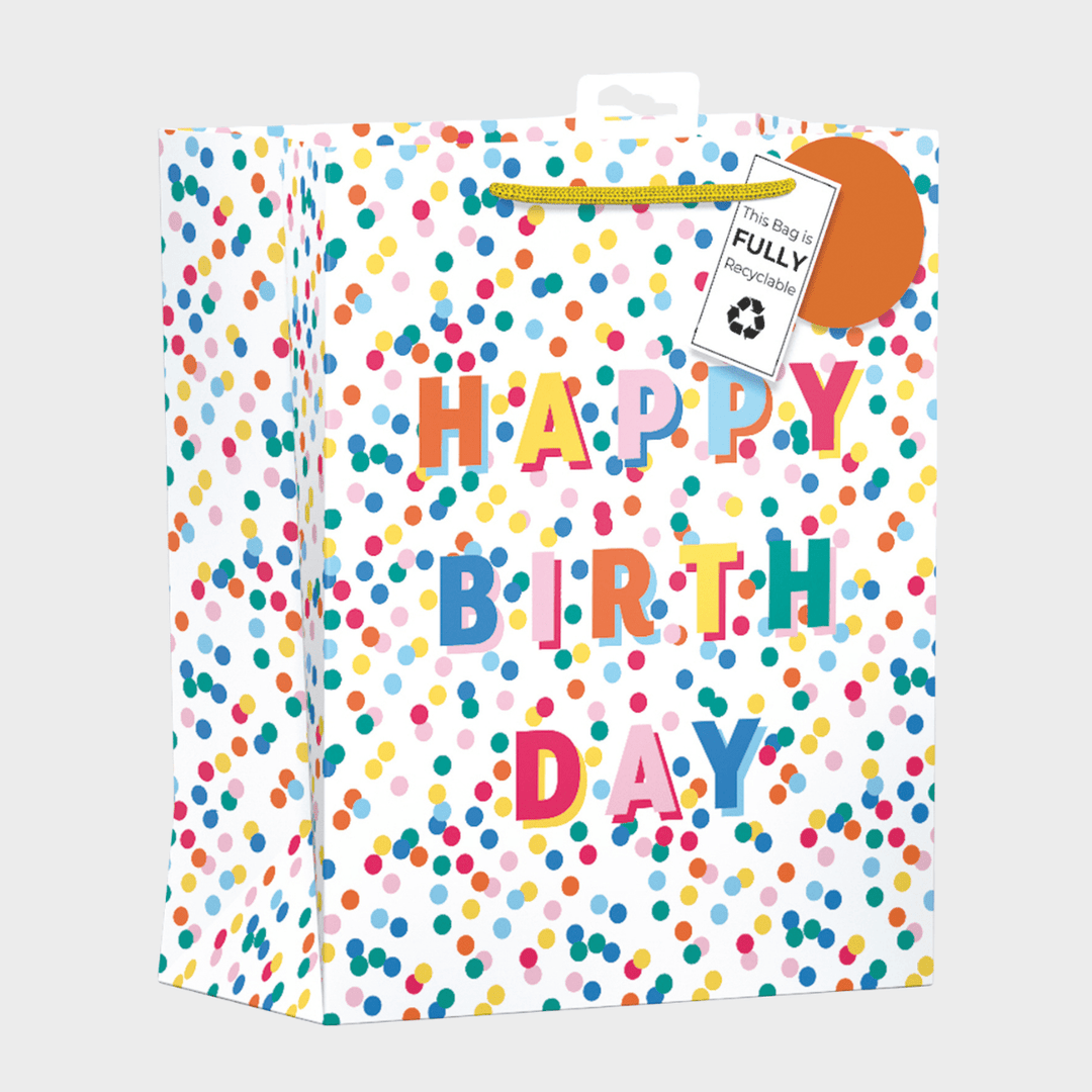 Birthday Confetti Large Gift Bag from You Know Who's