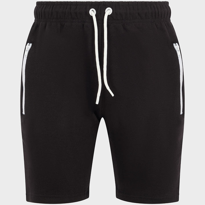 Black 2 Pocket Zip Shorts from You Know Who's