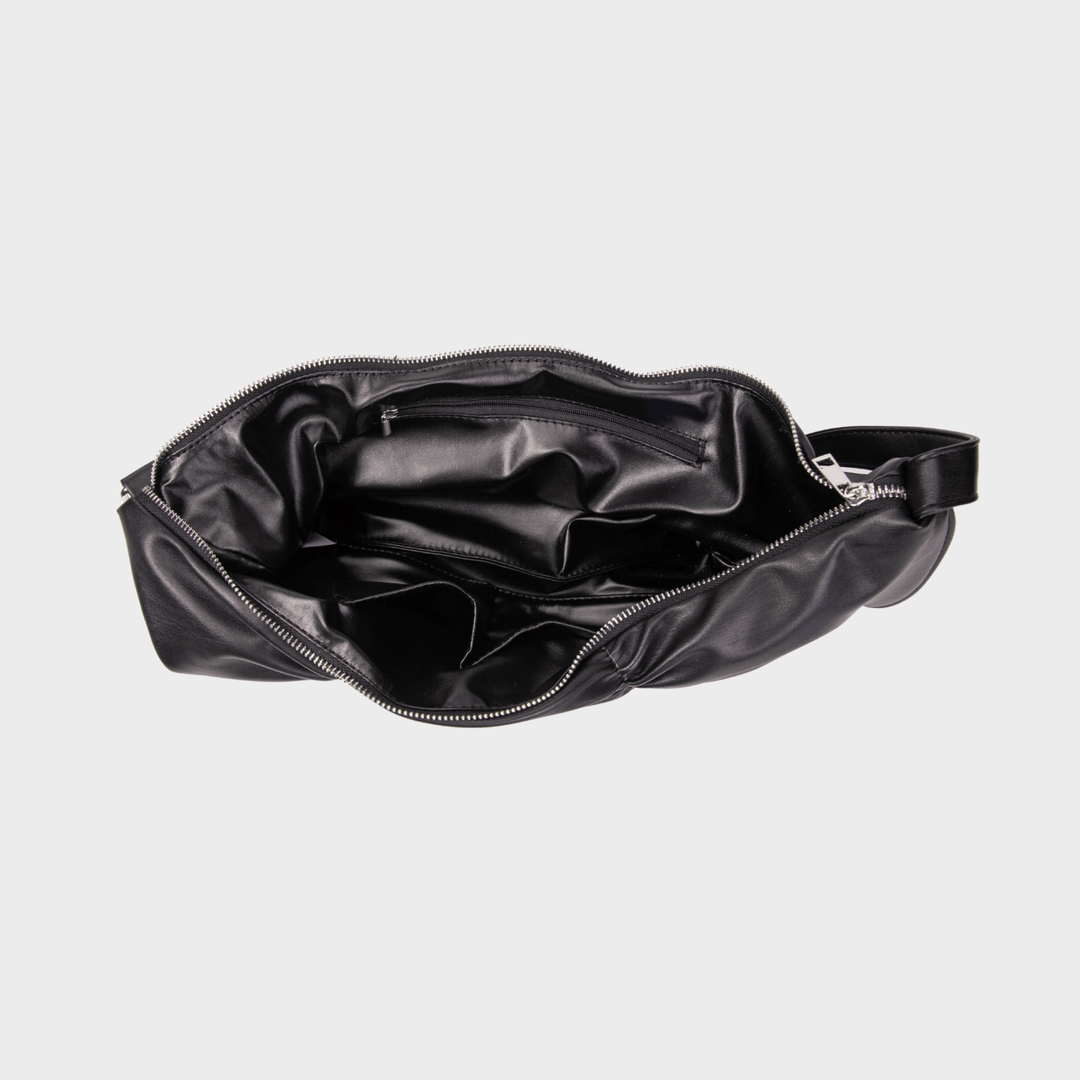 Black Butterfly Ruched Bag from You Know Who's