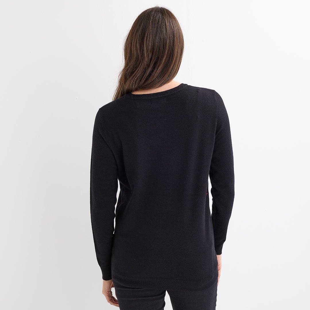 Black Cheers Christmas Jumper from You Know Who's