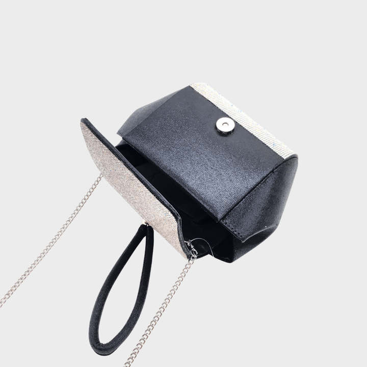 Black Diamante Pouch Bag from You Know Who's