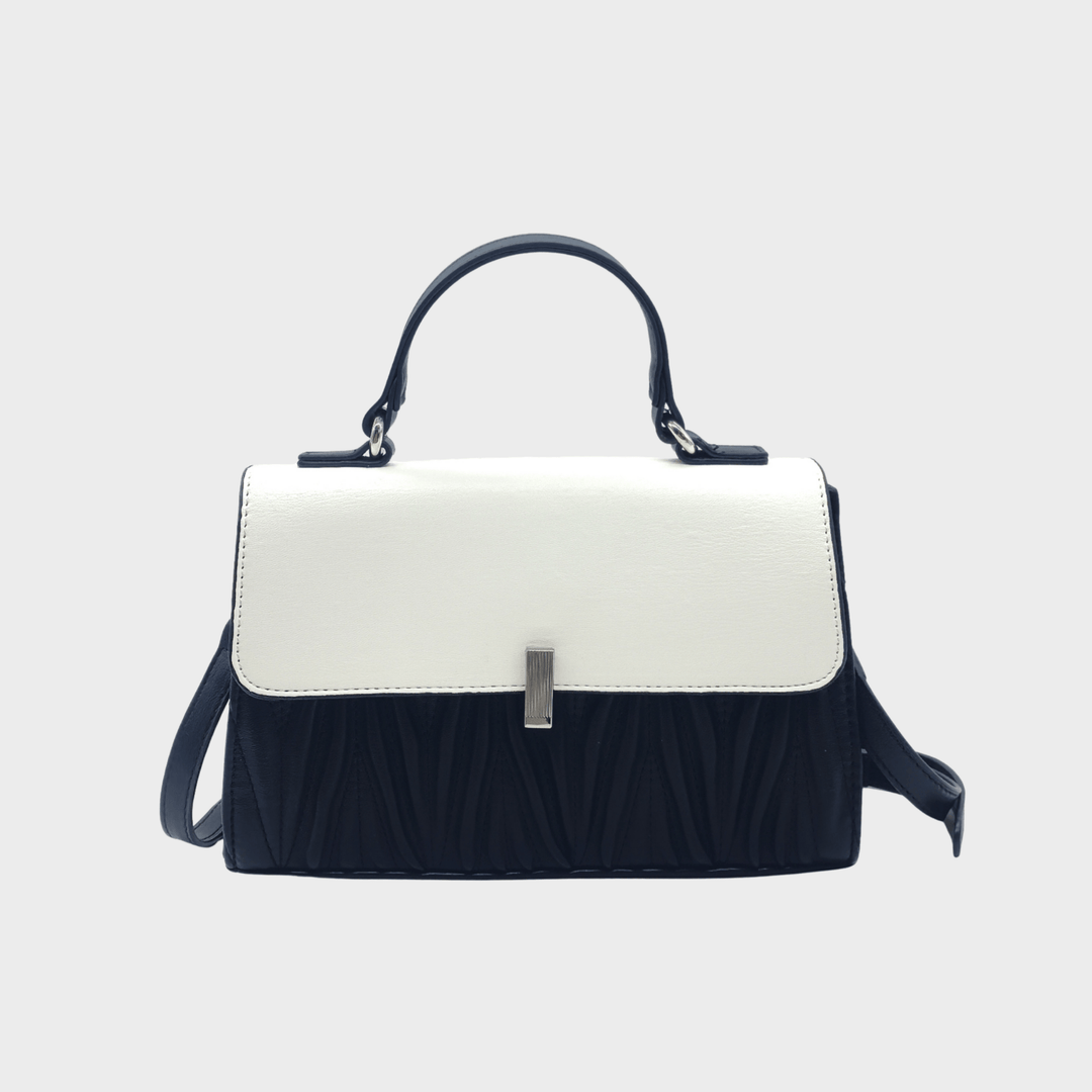 Black Embossed Shoulder Bag from You Know Who's