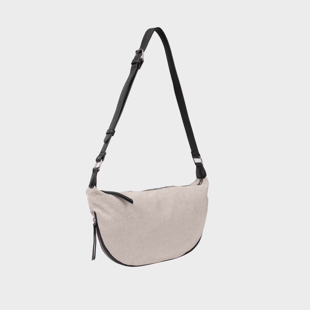 Black Half Moon Crossbody Bag from You Know Who's