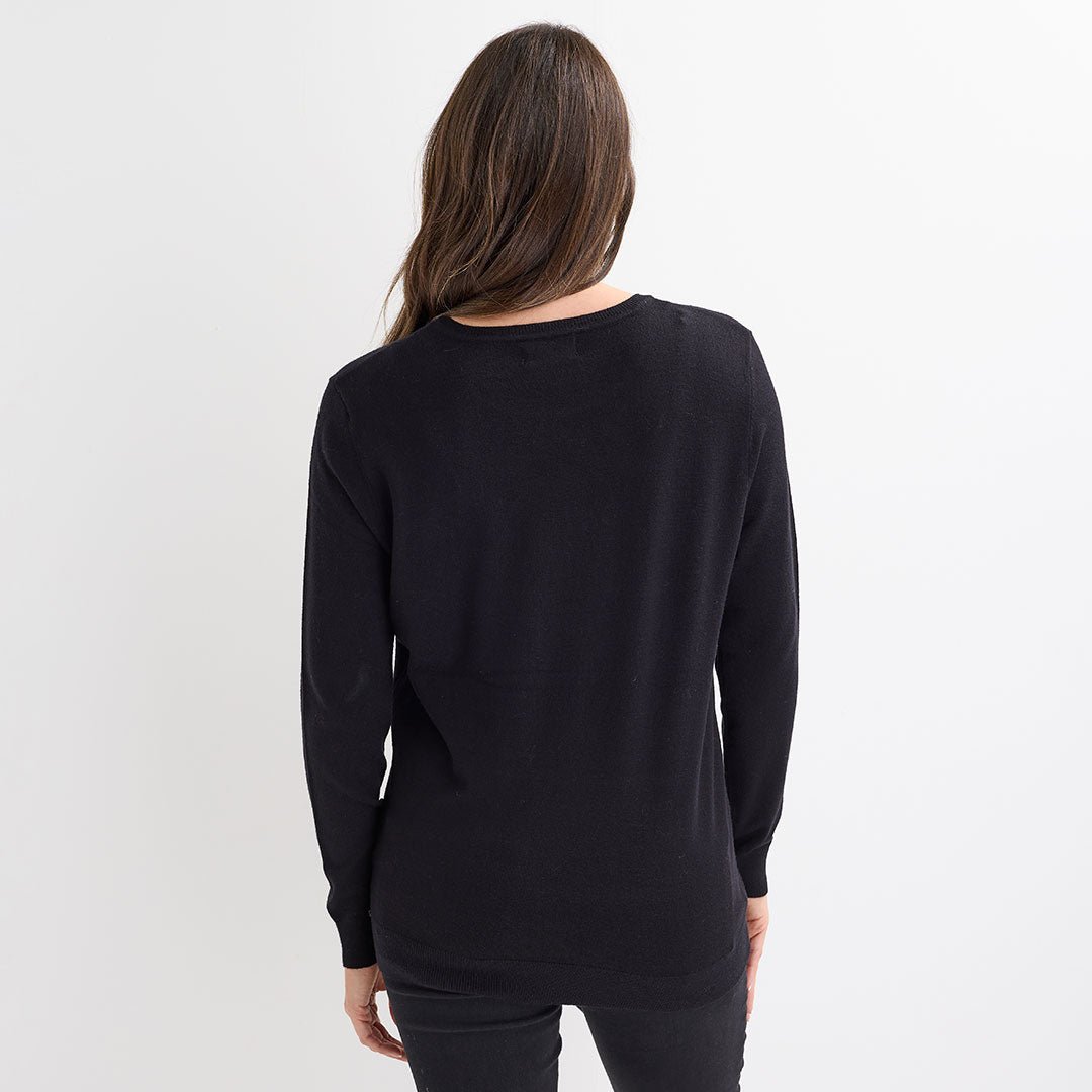 Black Jolly Christmas Jumper from You Know Who's