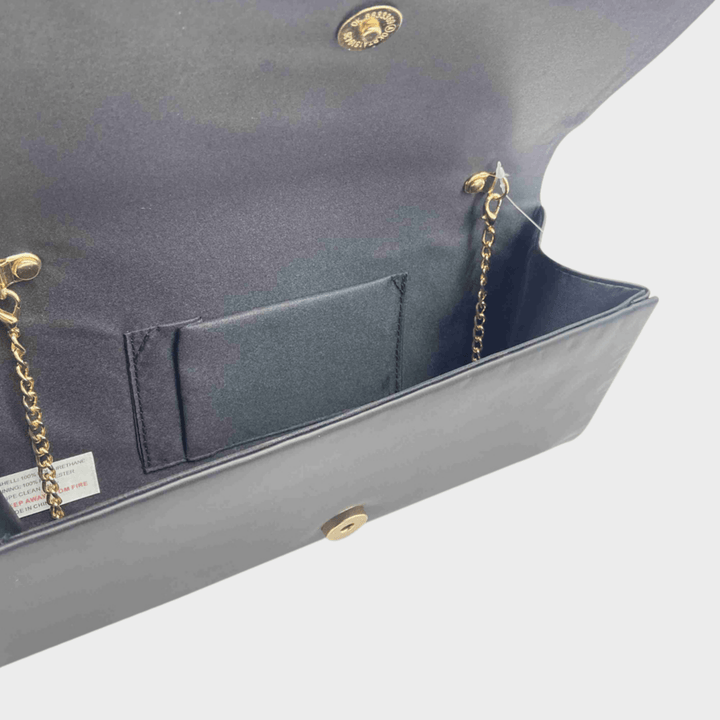 Black Long Shell Clutch Bag from You Know Who's