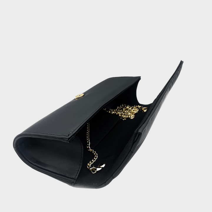 Black Long Shell Quilted Bag from You Know Who's