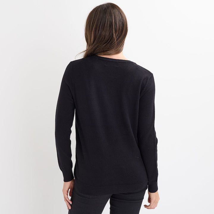 Black Merry Fizzmas Christmas Jumper from You Know Who's