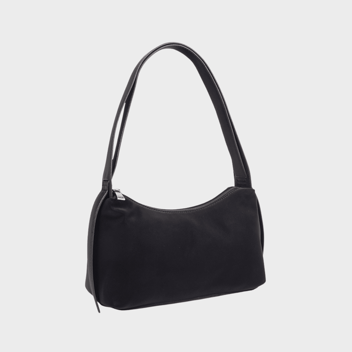 Black Mini Curved Shoulder Bag from You Know Who's