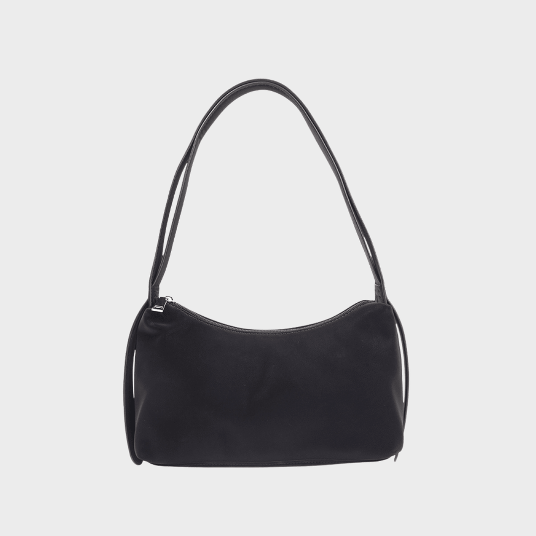 Black Mini Curved Shoulder Bag from You Know Who's