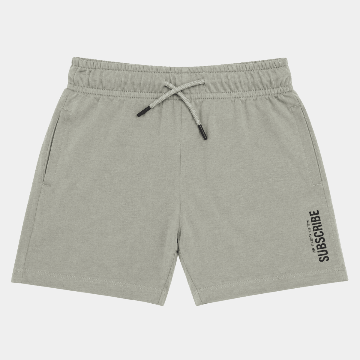 Black Subscribe Printed Jersey Shorts from You Know Who's