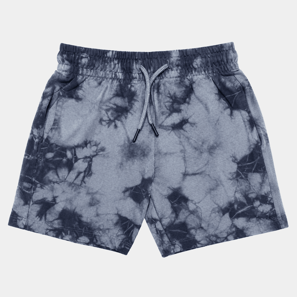 Black Tye Dye Printed Jersey Shorts from You Know Who's