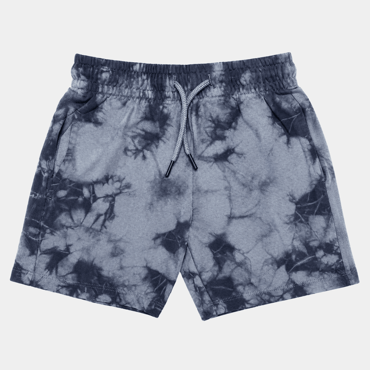 Black Tye Dye Printed Jersey Shorts from You Know Who's