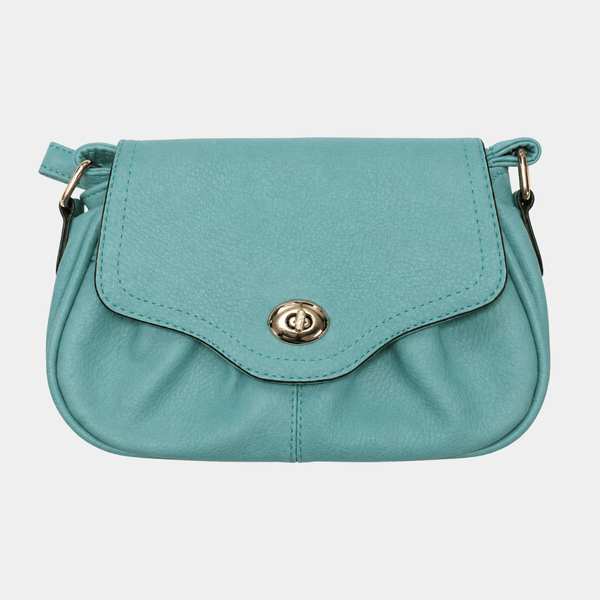 Blue Buckle Detail Shoulder Bag from You Know Who's