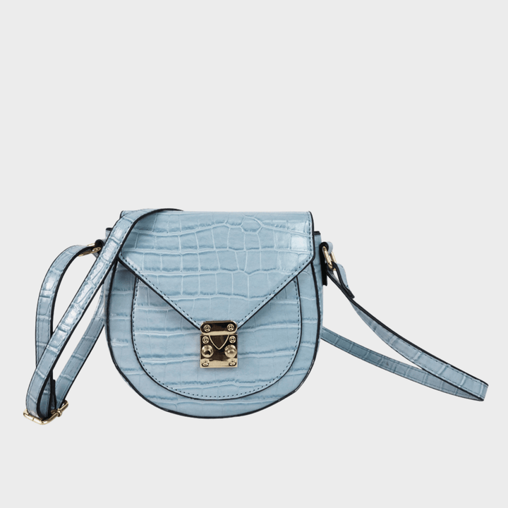 Blue Faux Croc Crossbody Bag from You Know Who's