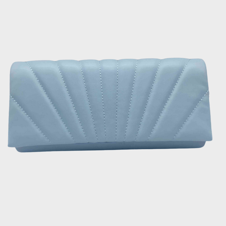 Blue Long Shell Clutch Bag from You Know Who's