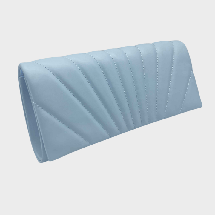 Blue Long Shell Clutch Bag from You Know Who's
