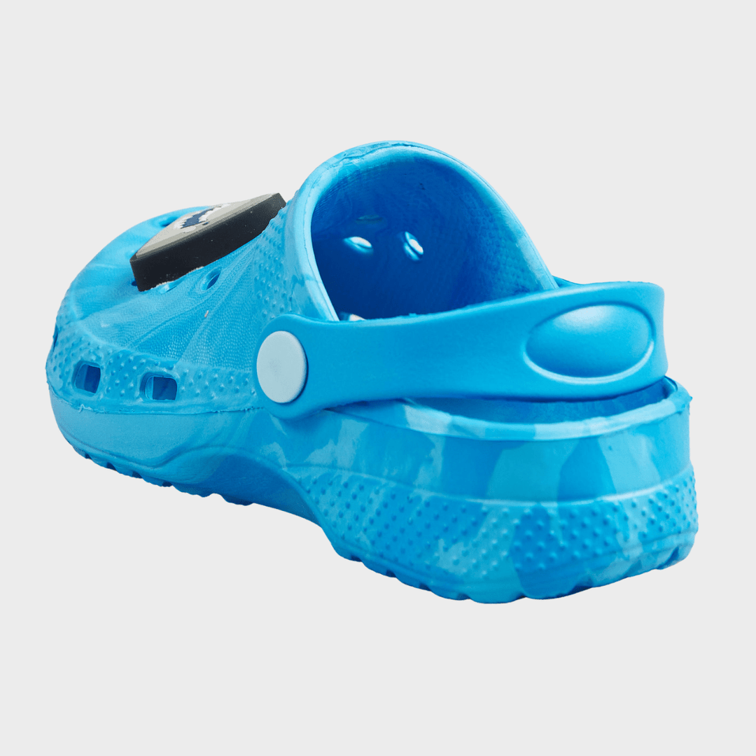 Blue Shark Badge Clog (Flashing) from You Know Who's