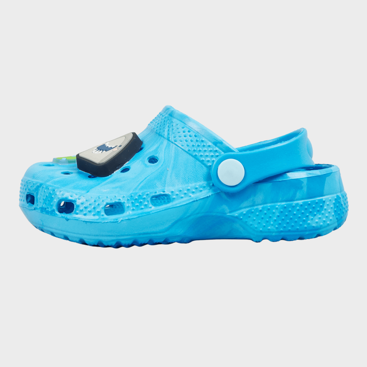 Blue Shark Badge Clog (Flashing) from You Know Who's