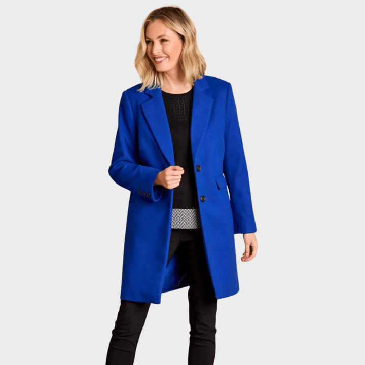 Blue Single Breasted Formal Coat from You Know Who's