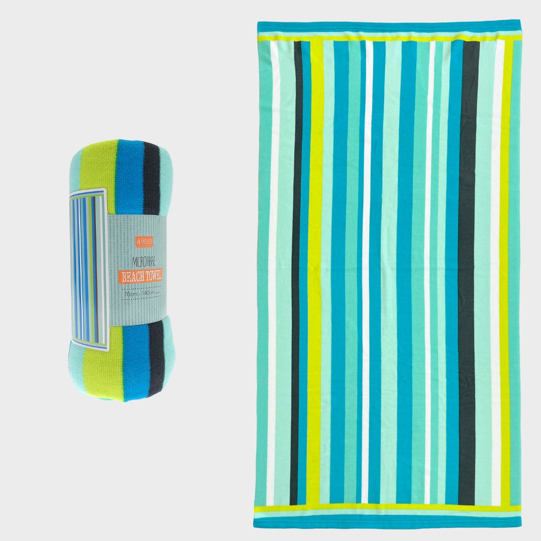 Blue Striped Beach Towel from You Know Who's