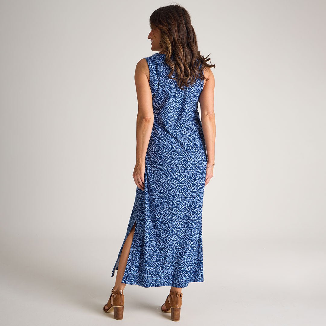 Blue Zebra Maxi Dress from You Know Who's