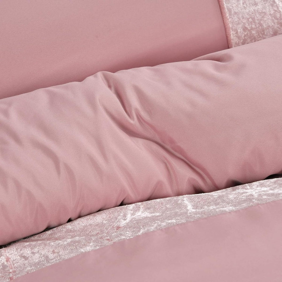 Blush Velvet Duvet Cover from You Know Who's