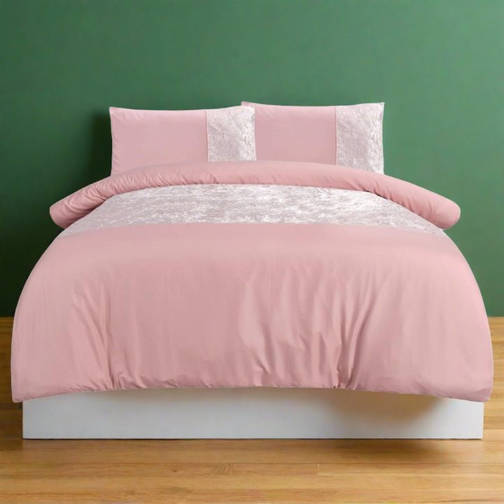 Blush Velvet Duvet Cover from You Know Who's
