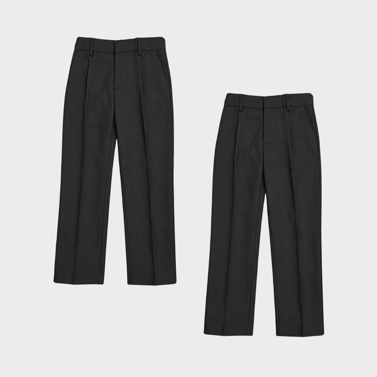 Boys Black 2pk School Trouser from You Know Who's