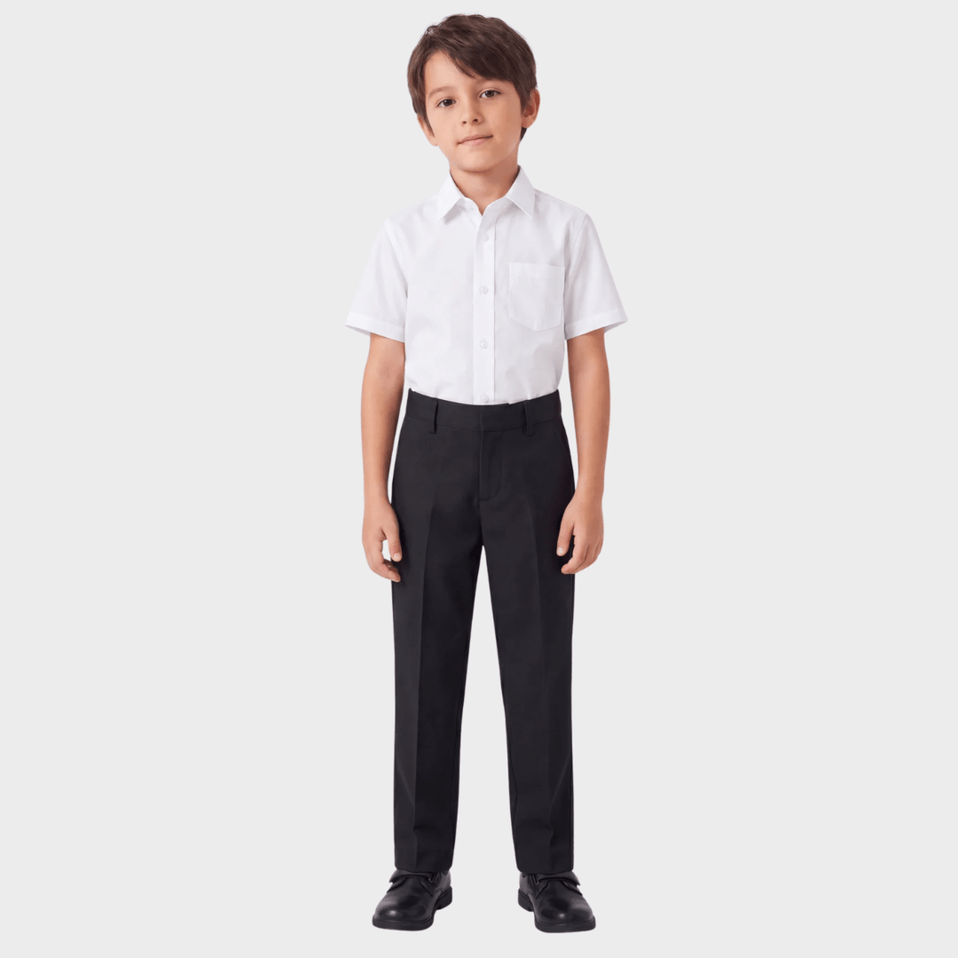 Boys Black 2pk School Trouser from You Know Who's