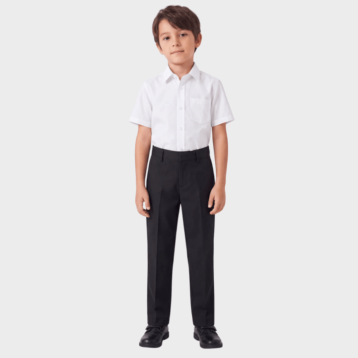 Boys Black 2pk School Trouser from You Know Who's