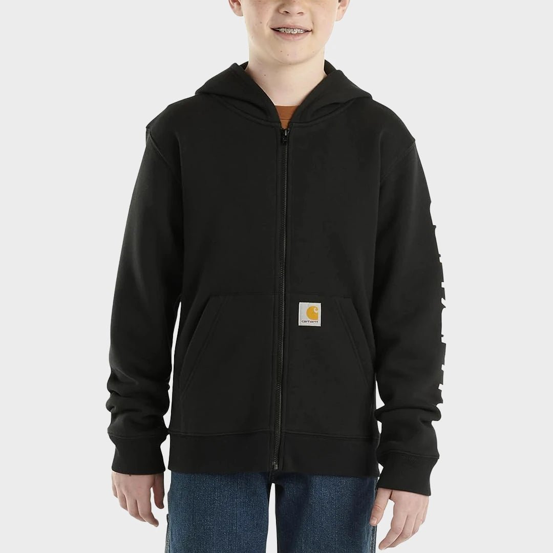 Boys Black Carhartt Zipper from You Know Who's