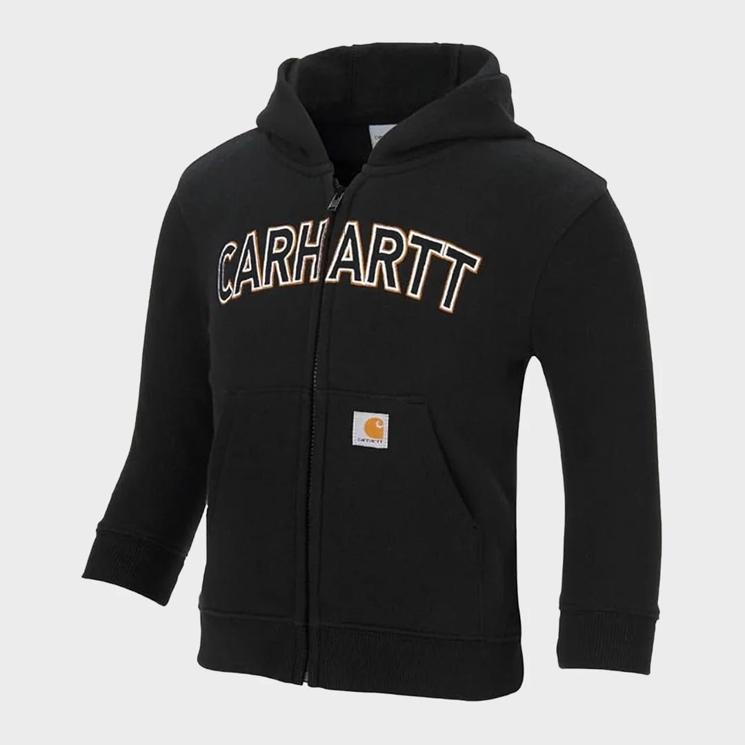 Boys Black Embroidered Carhartt Zipper from You Know Who's