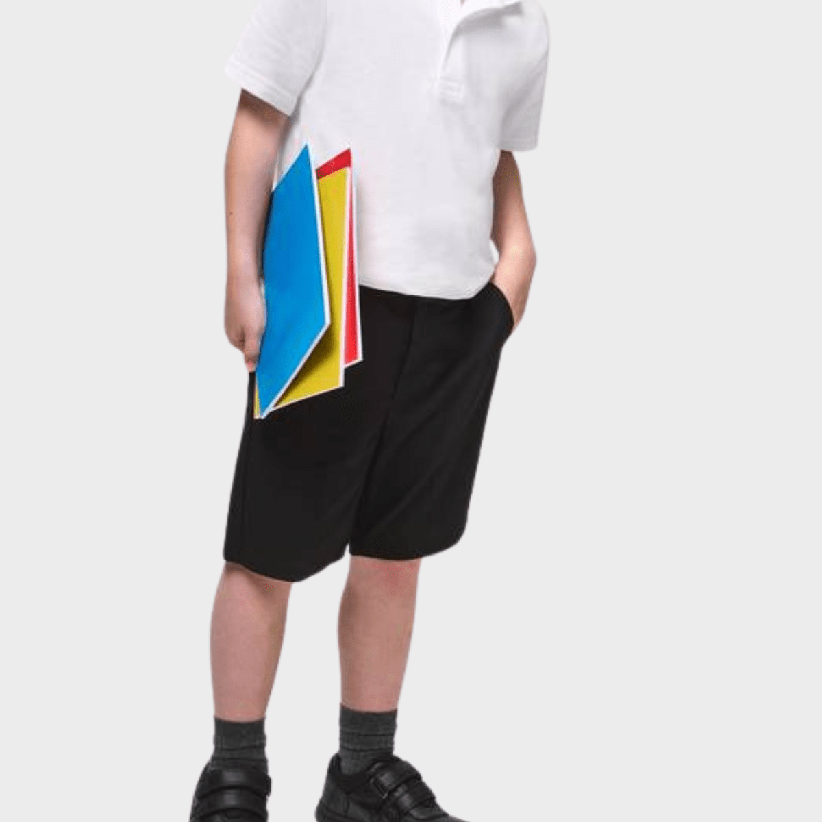 Boys Black School Shorts from You Know Who's