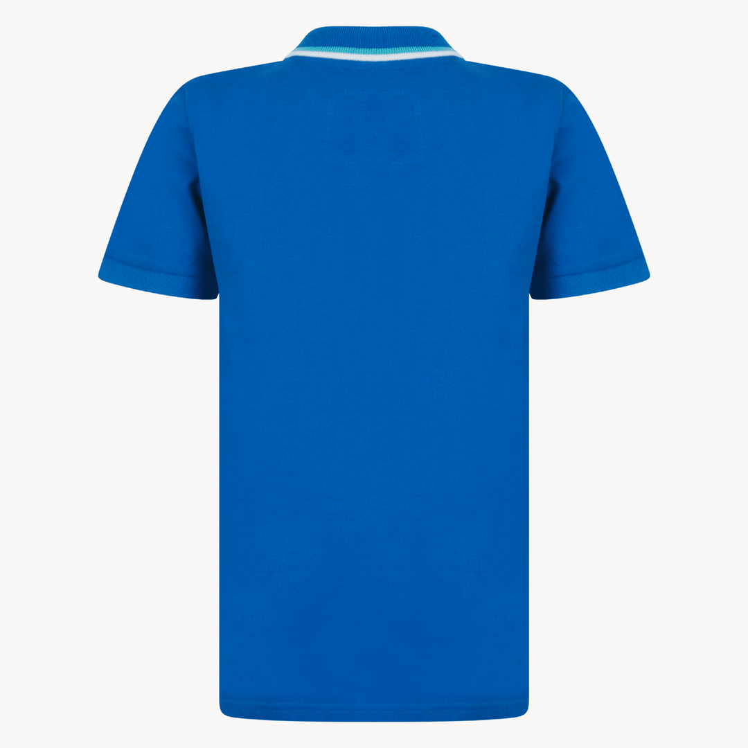 Boys Blue Polo Shirt from You Know Who's