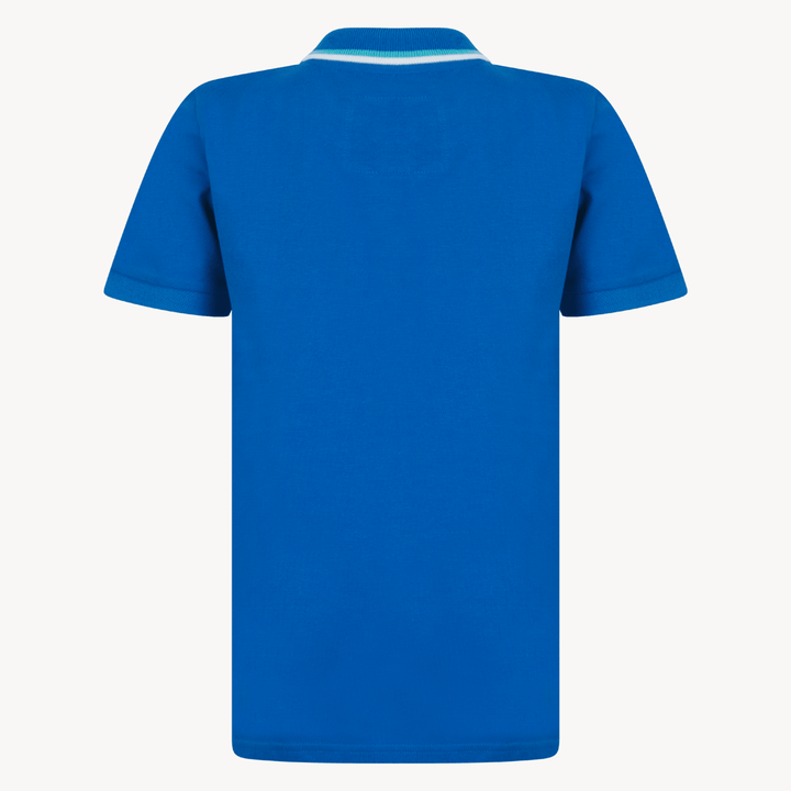 Boys Blue Polo Shirt from You Know Who's