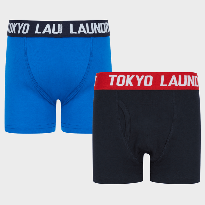 Boy's Blue Tokyo Laundry 2pck Boxers from You Know Who's