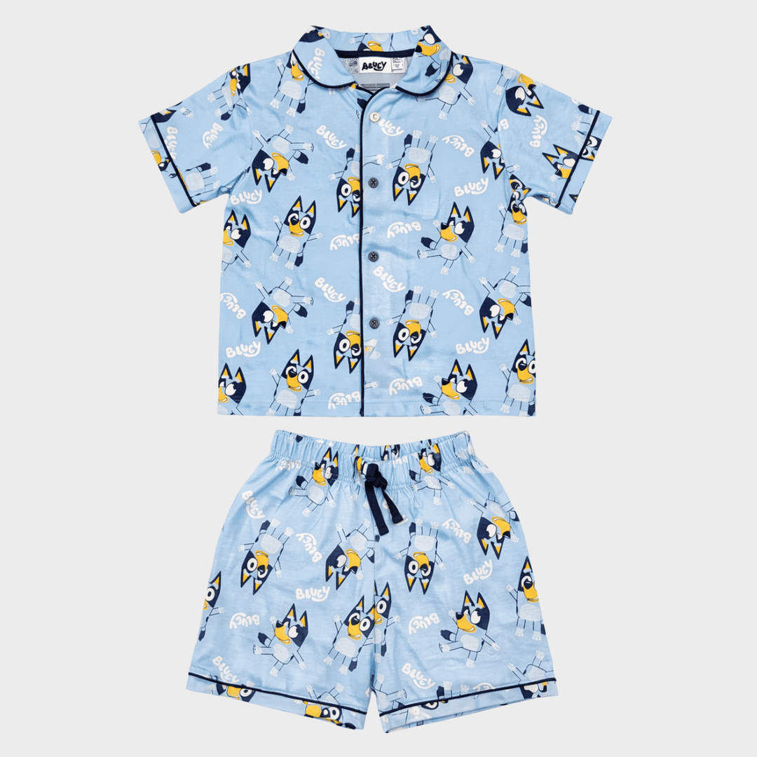Boys Bluey Shorty Pj Set from You Know Who's