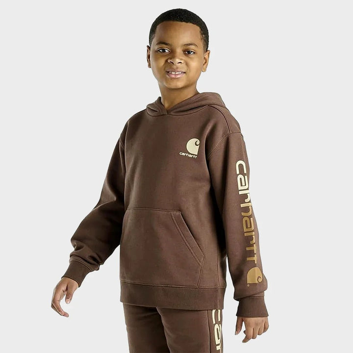 Boys Brown Carhartt Hoodie from You Know Who's