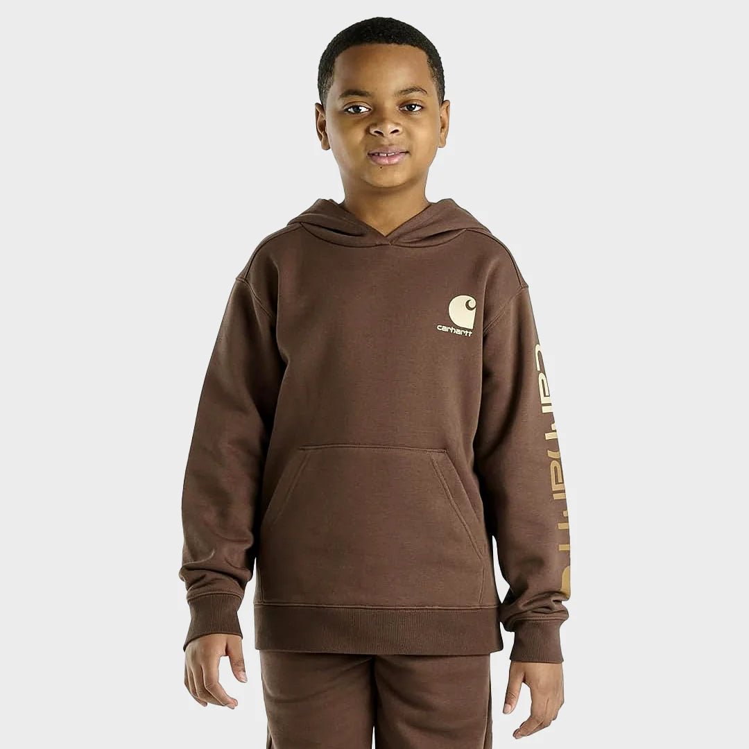 Boys Brown Carhartt Hoodie from You Know Who's