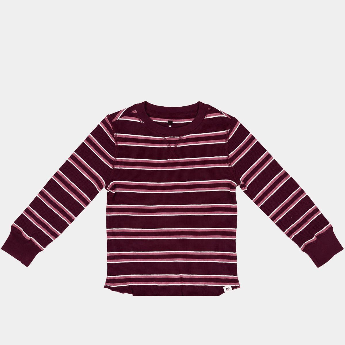 Boys Brown Stripe GAP Long Sleeve T-shirt from You Know Who's