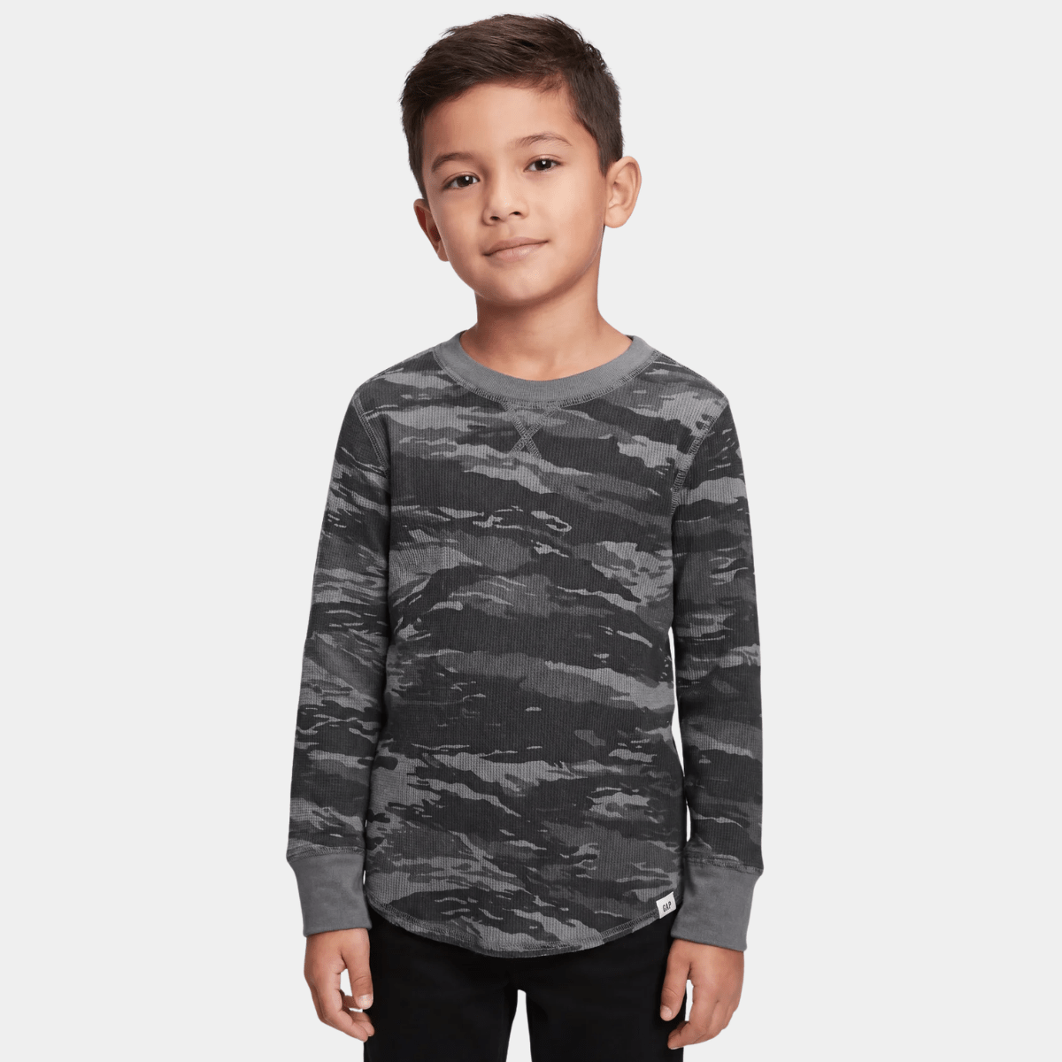 Boys Camo GAP Long Sleeve T-shirt from You Know Who's