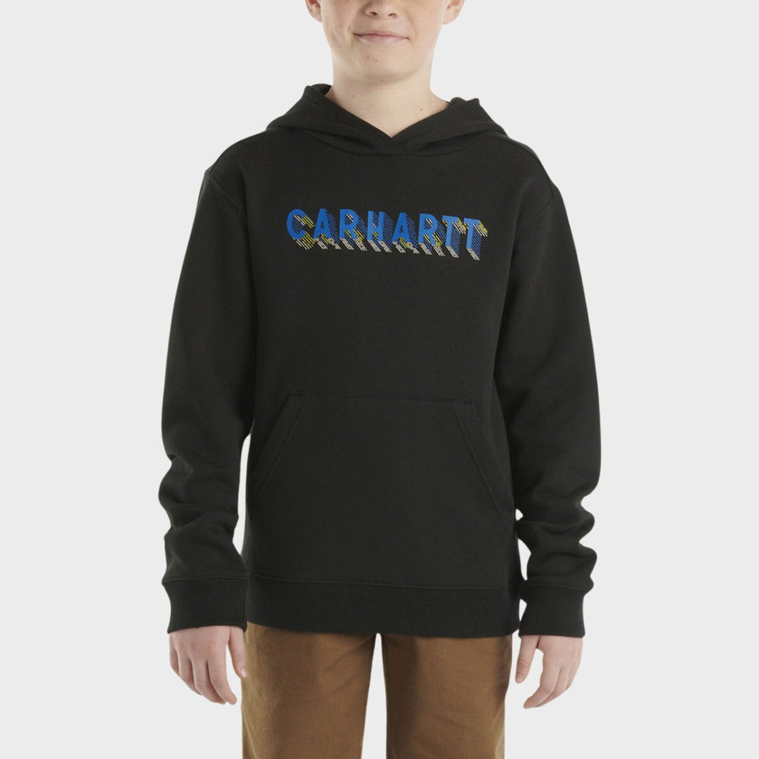 Boys Carhartt Black 3D Text Hoodie from You Know Who's