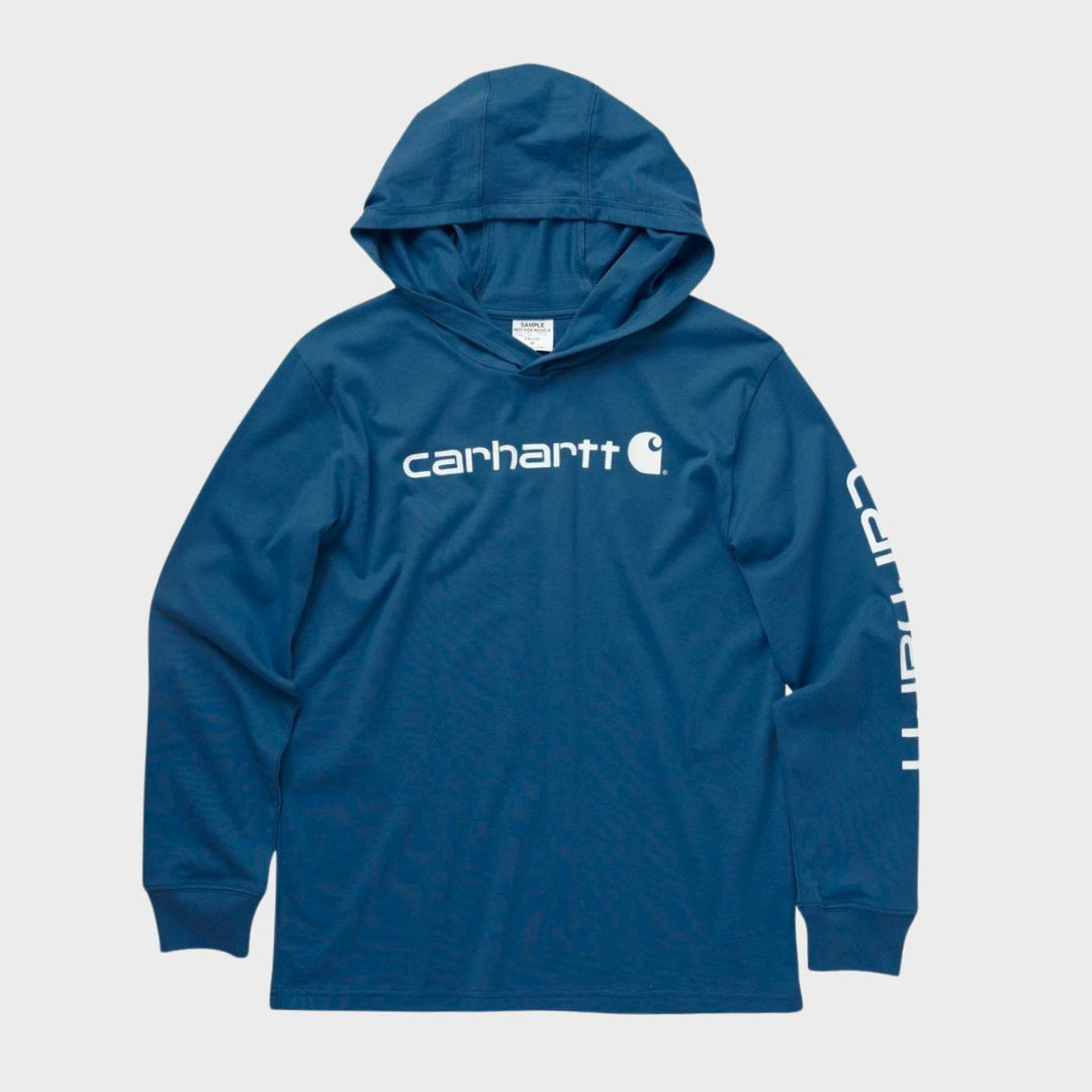 Boys Carhartt Blue Hooded Top from You Know Who's