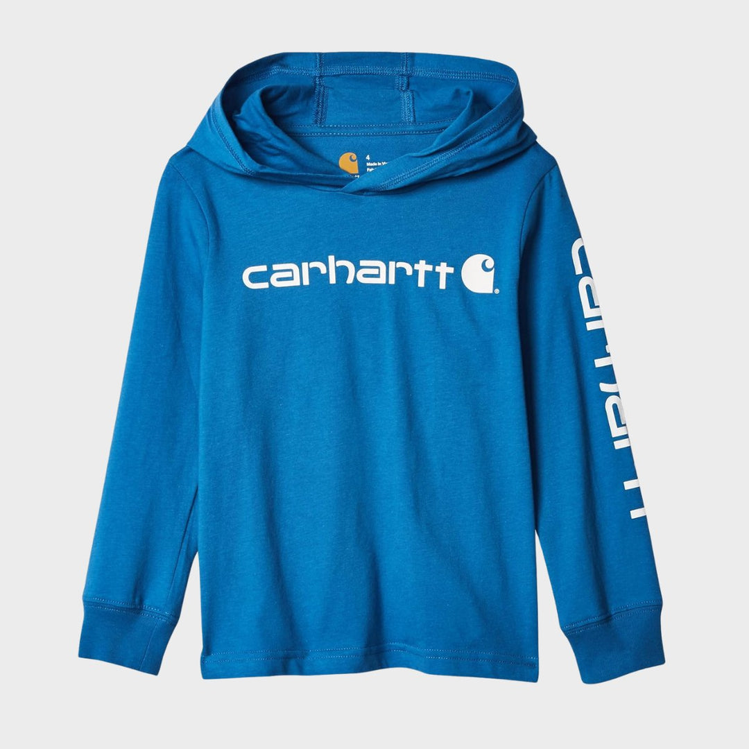 Boys Carhartt Bright Blue Hooded Top from You Know Who's