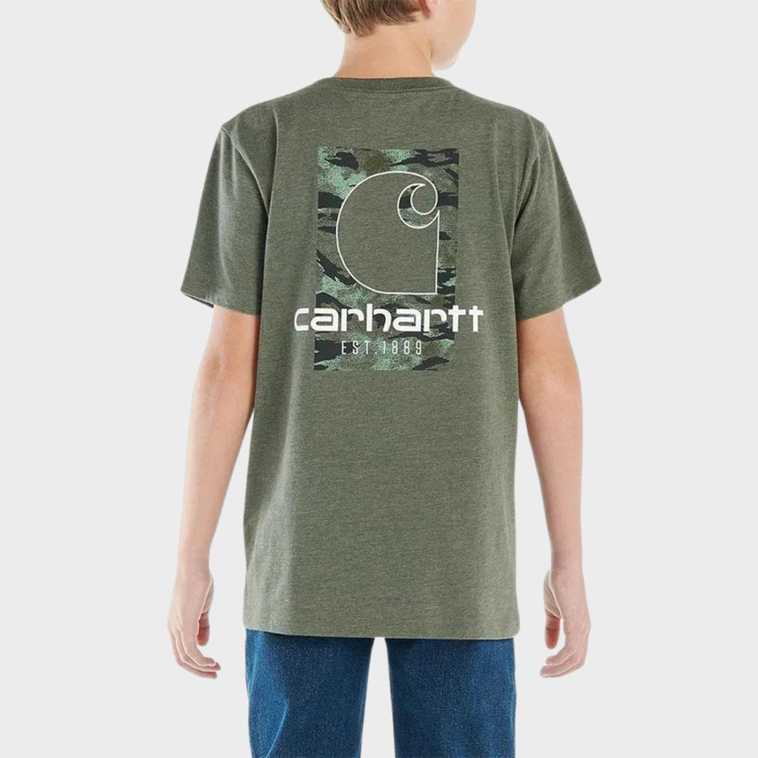 Boys Carhartt Camo Logo T-Shirt from You Know Who's